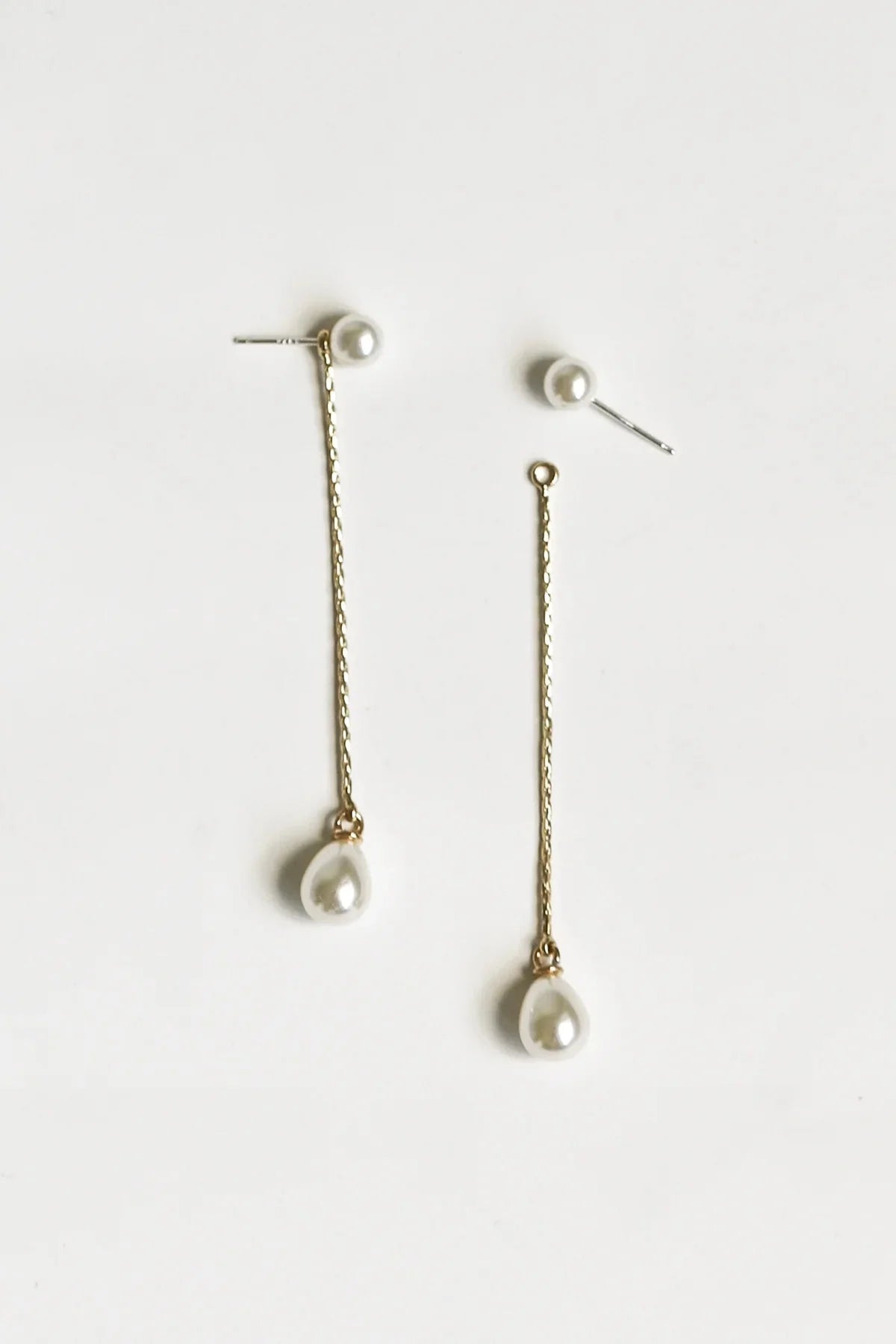 2 in 1 Pearl Strand Earrings