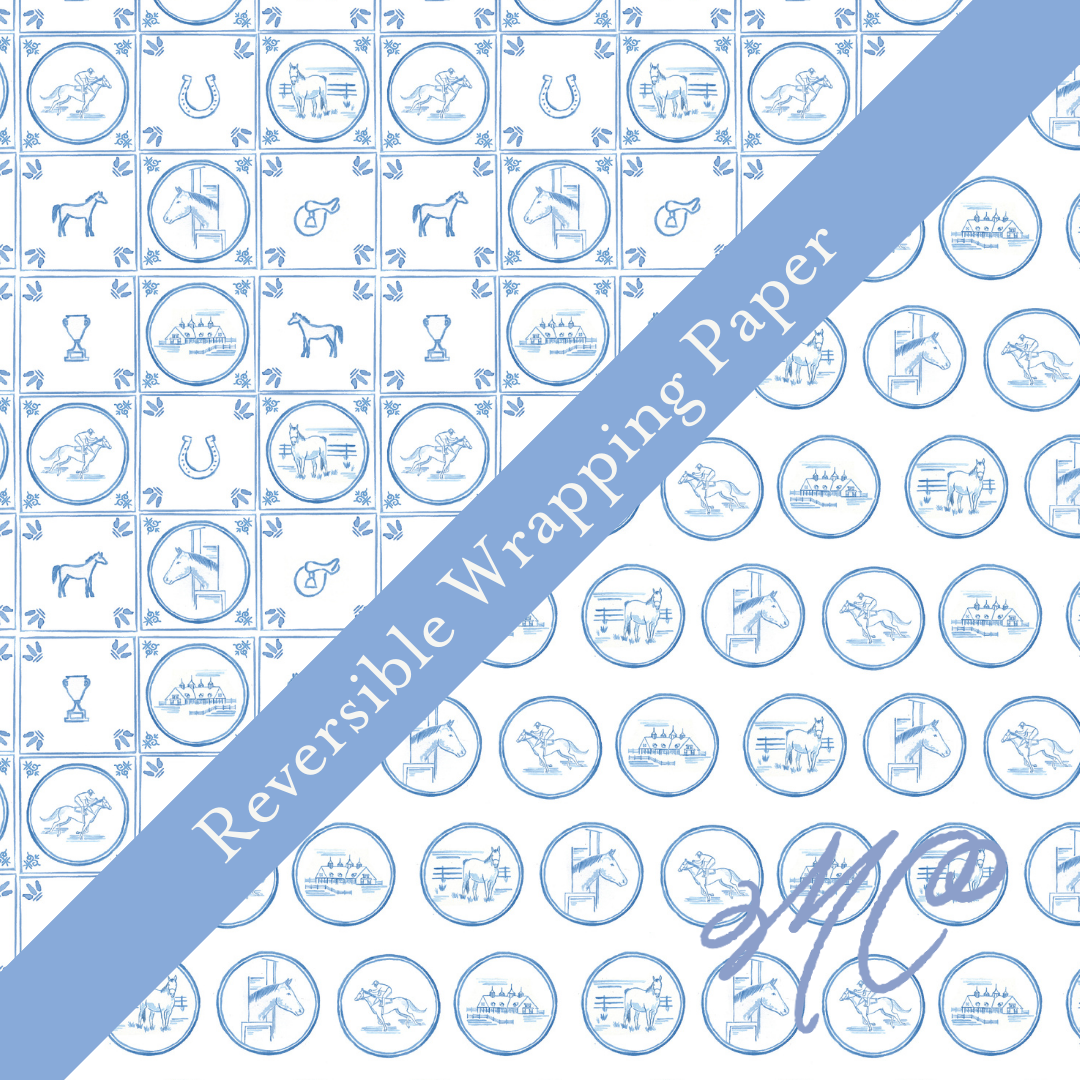 Derby Delft Wrapping Paper