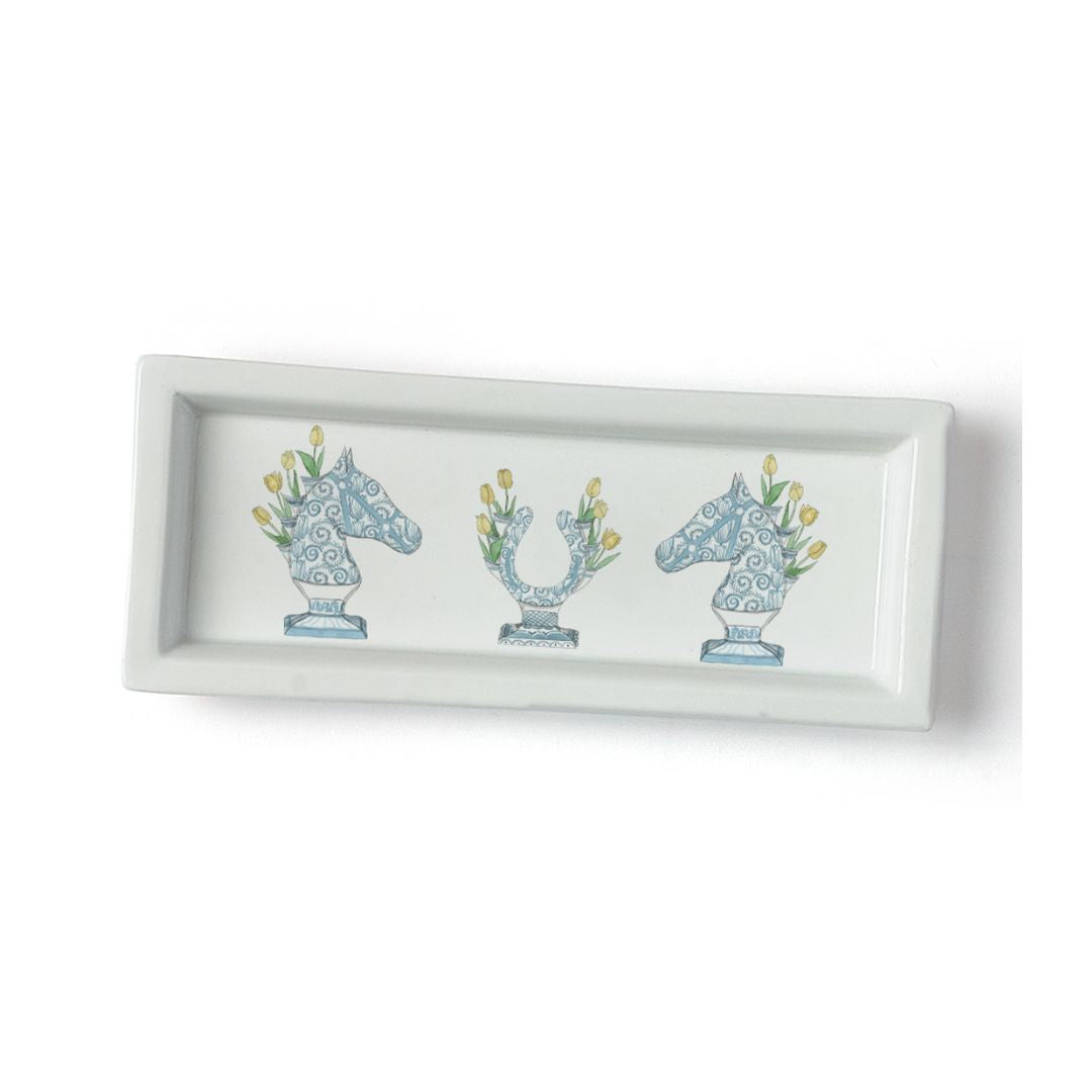 Tulipiere Thoroughbred Ceramic Tray