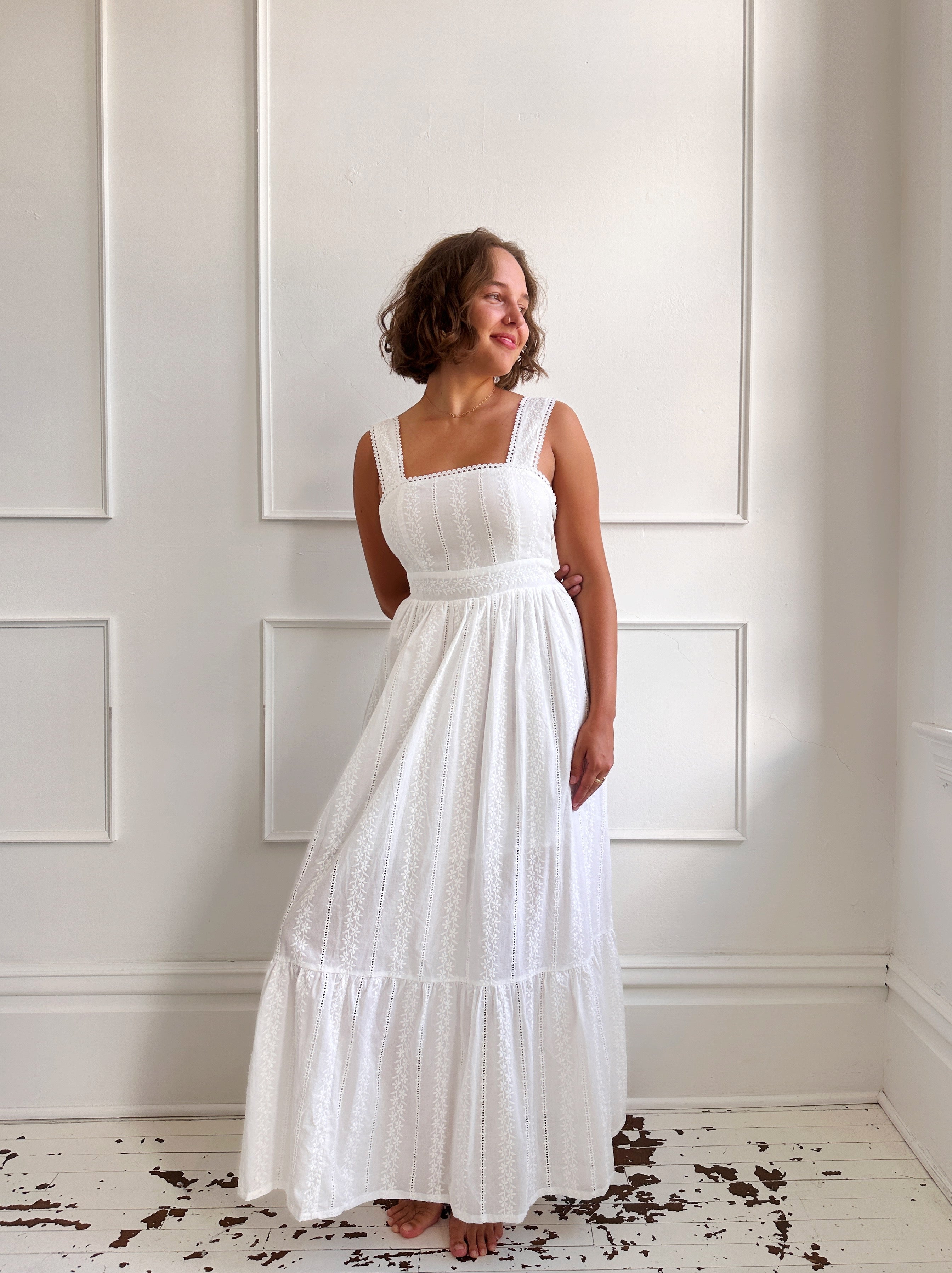 Eyelet Maxi dress