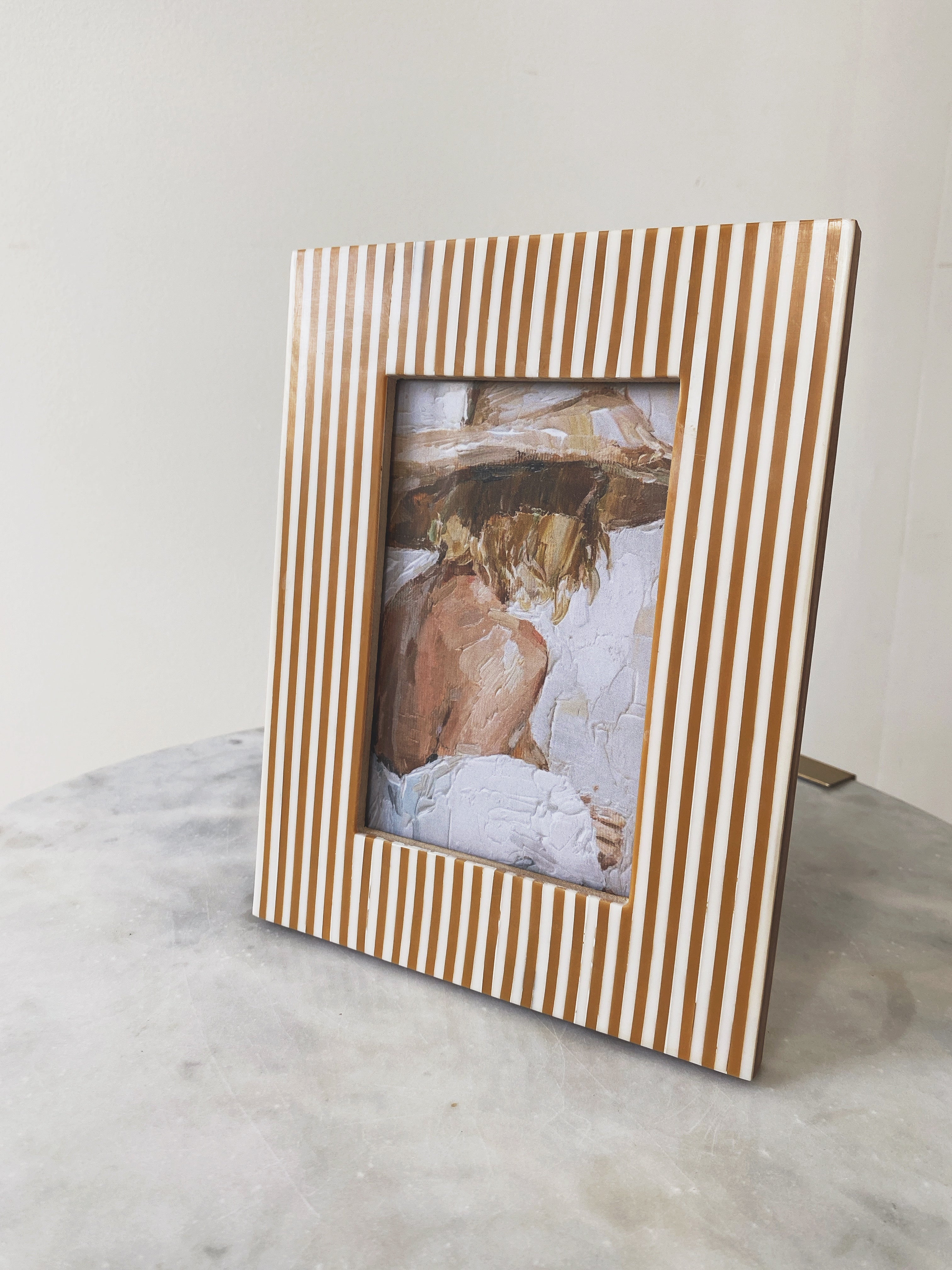 Resin Striped Photo Frame