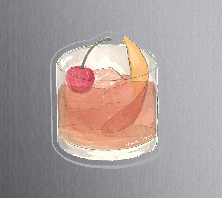 Old Fashioned Bourbon Acrylic Ornament