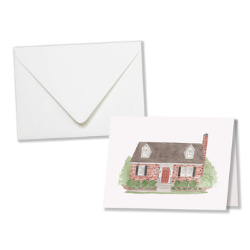 Classic House Portrait Stationery