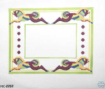 Deco Dressage Needlepoint Canvas