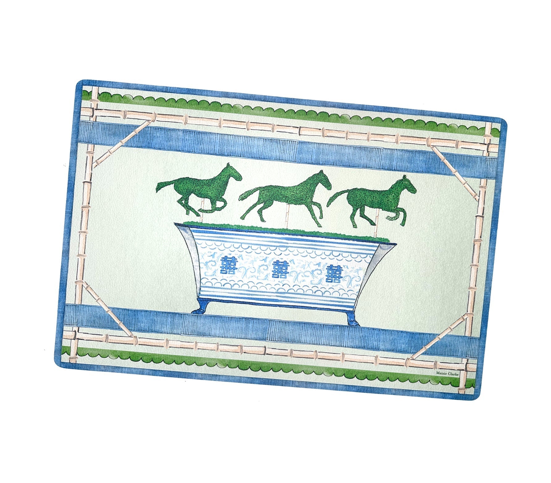 Equestrian Topiary Placemat