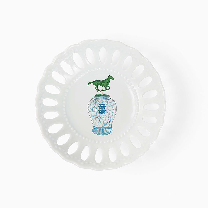 Equestrian Topiary Bonbon Dish