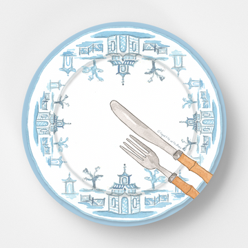 Sincerely Yours by Amy Rainer - Knife and Fork Plate (Quantity 12)
