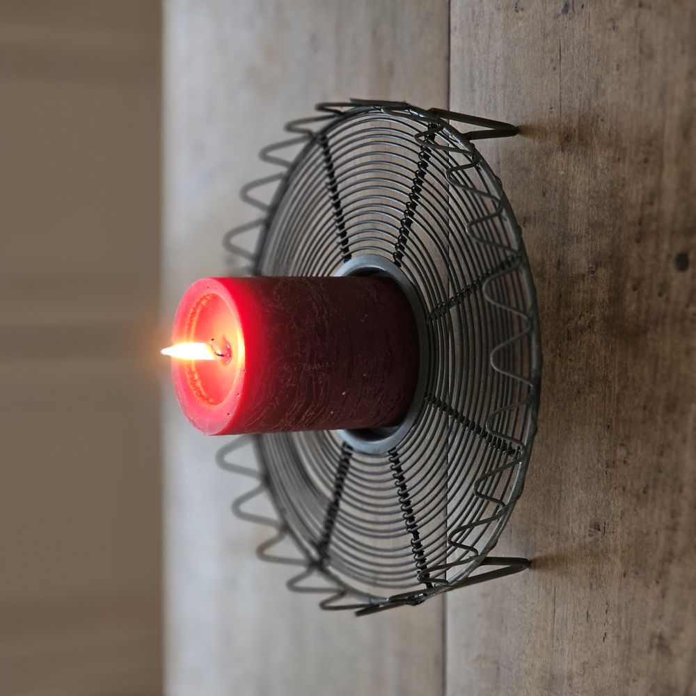 French Wire Trivet Style Candle Holder