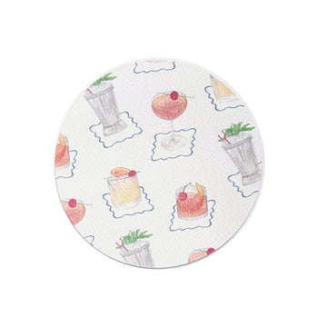 Bourbon Cocktail Round Coaster