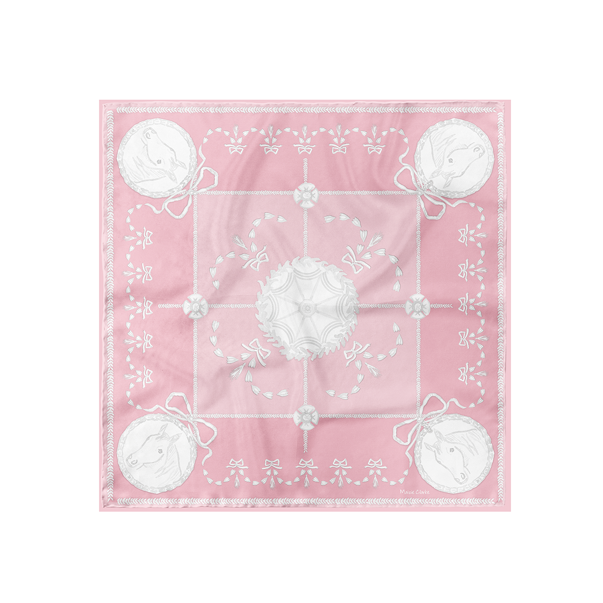 Equestrian Cameo Scarf