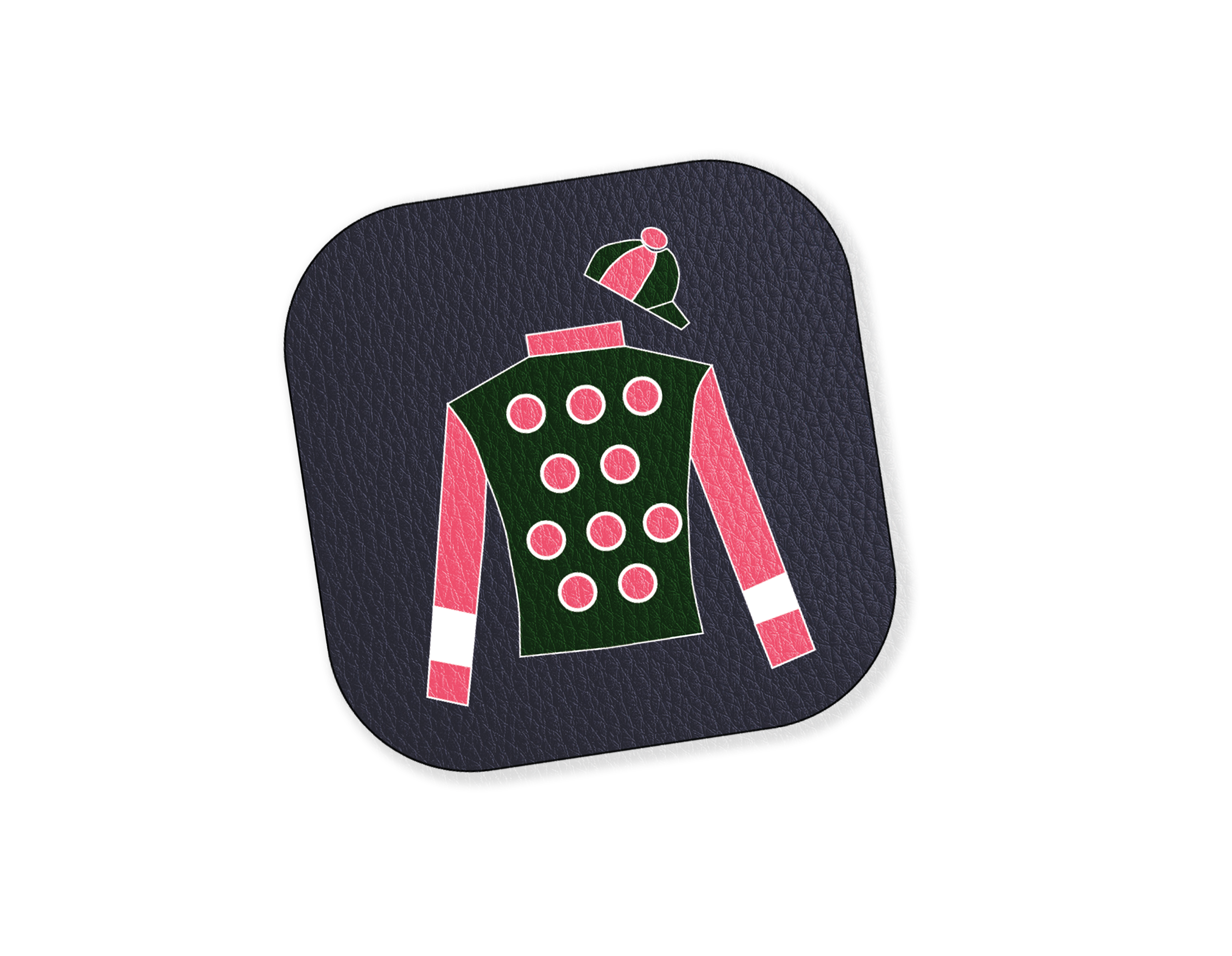 Jockey Silk Coaster