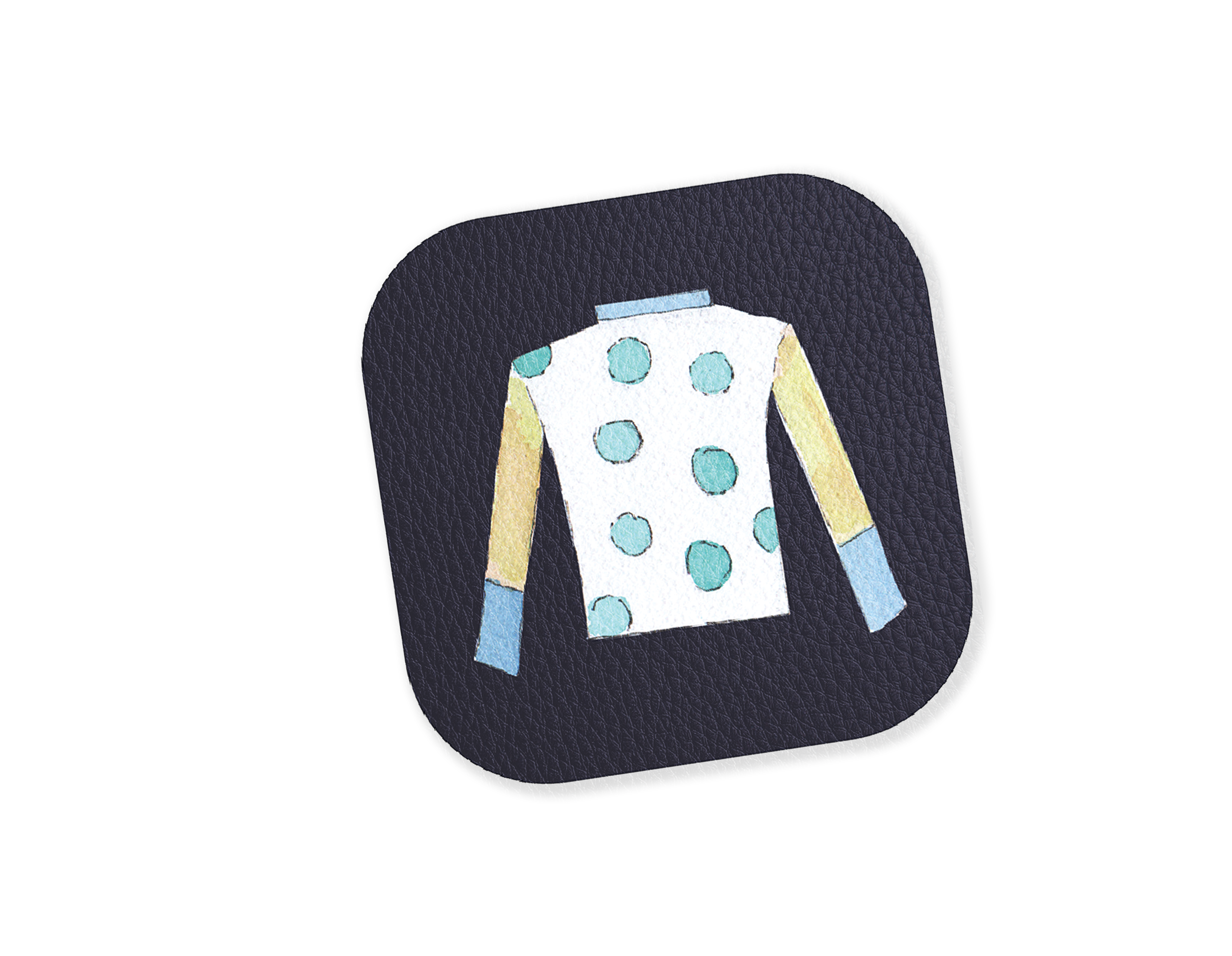 Jockey Silk Coaster