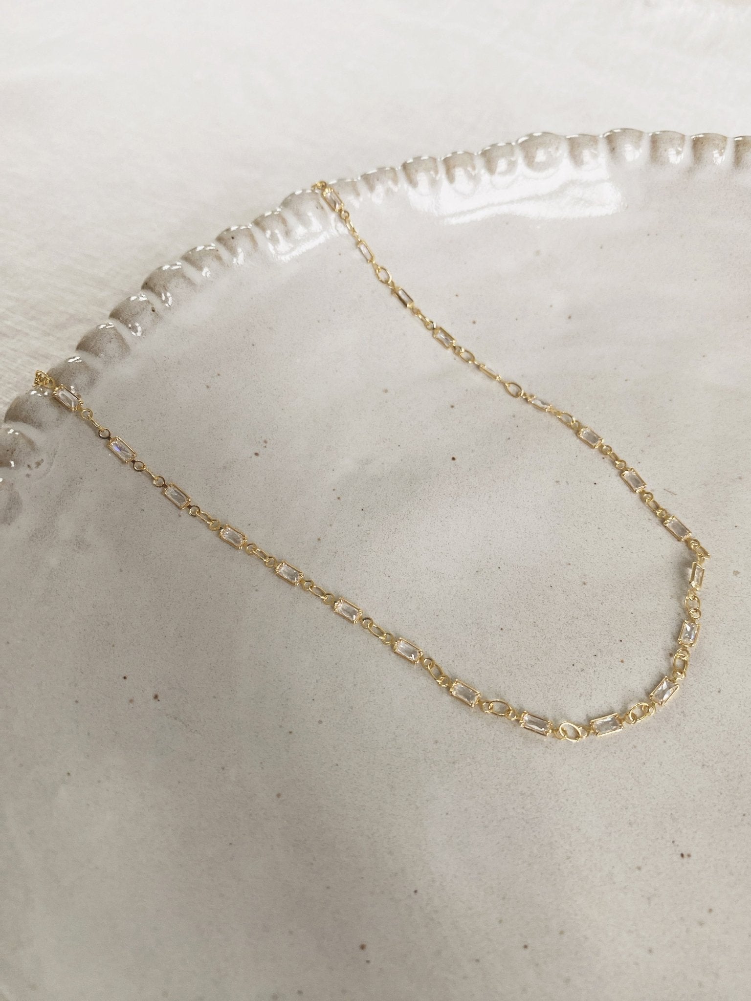 Amara Necklace, Gold Plated