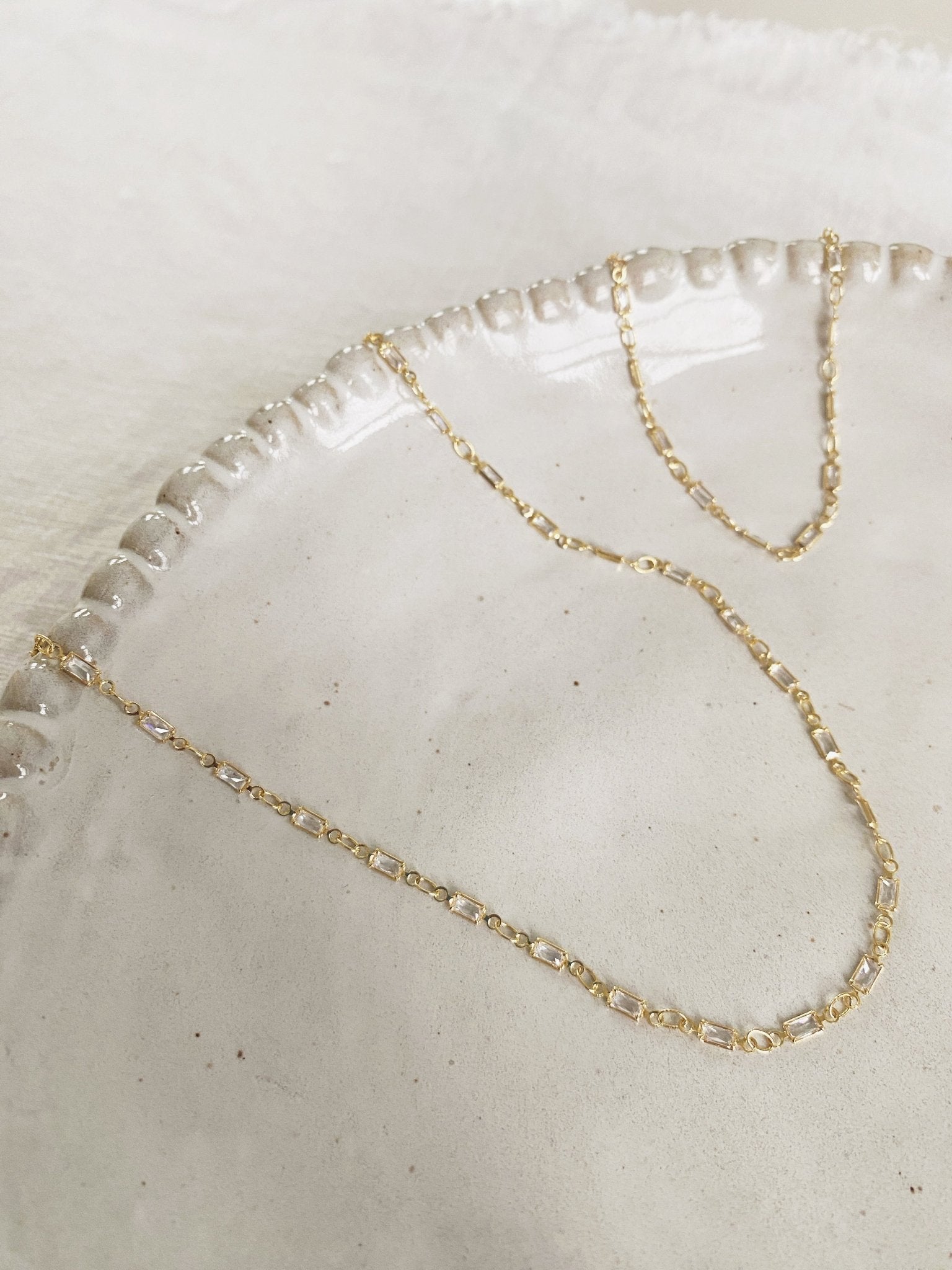 Amara Necklace, Gold Plated