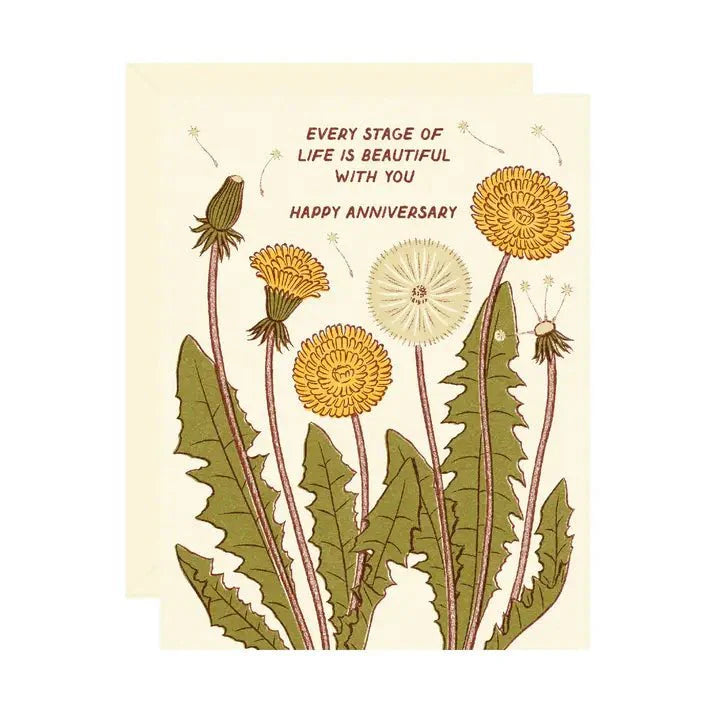 Anniversary Dandelion Card