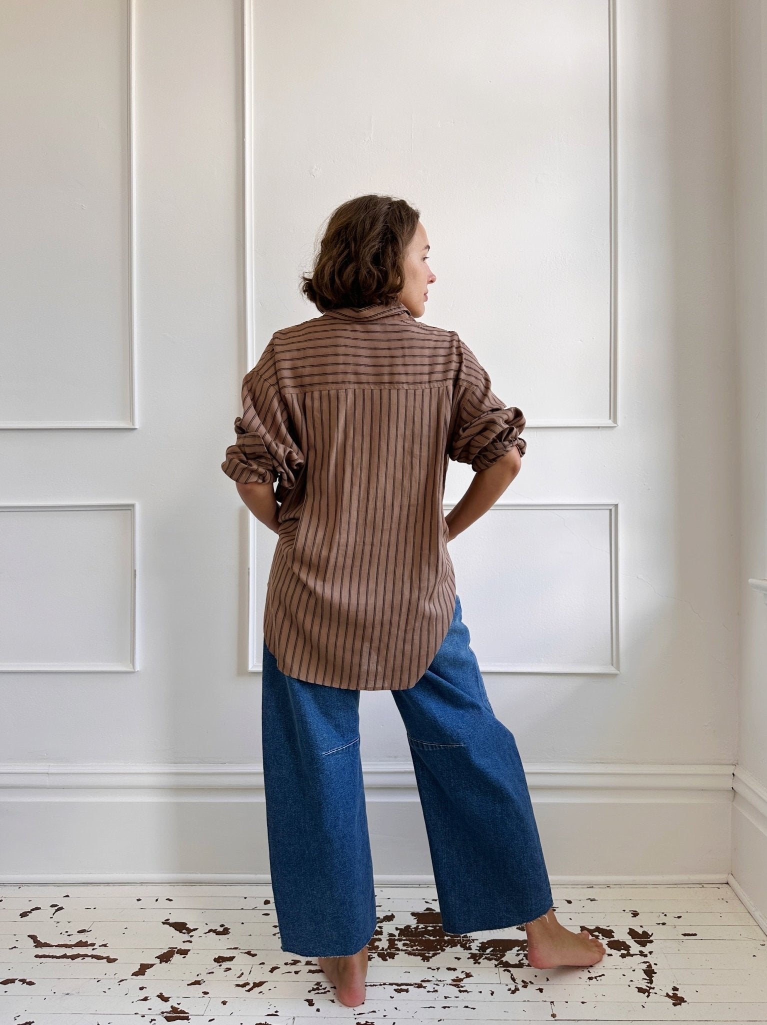 Barrel Denim w/ Raw Hem