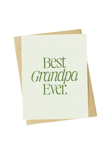 Best Grandpa Card
