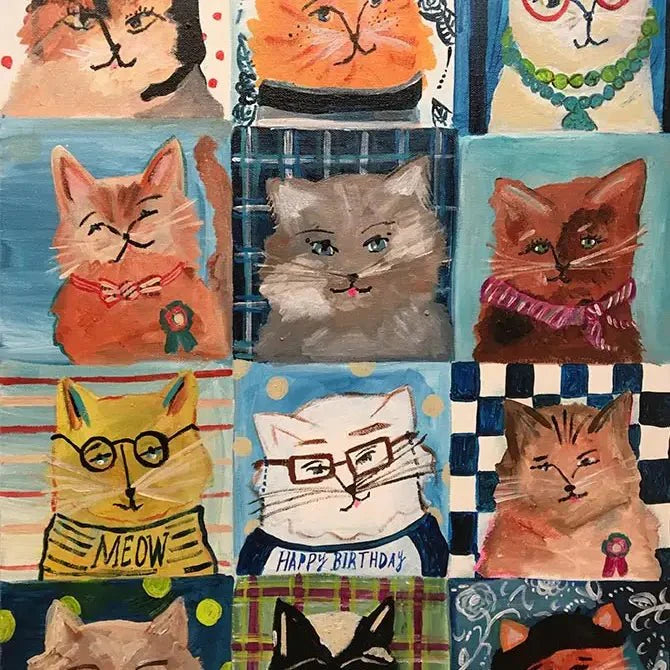 Birthday Cats Card