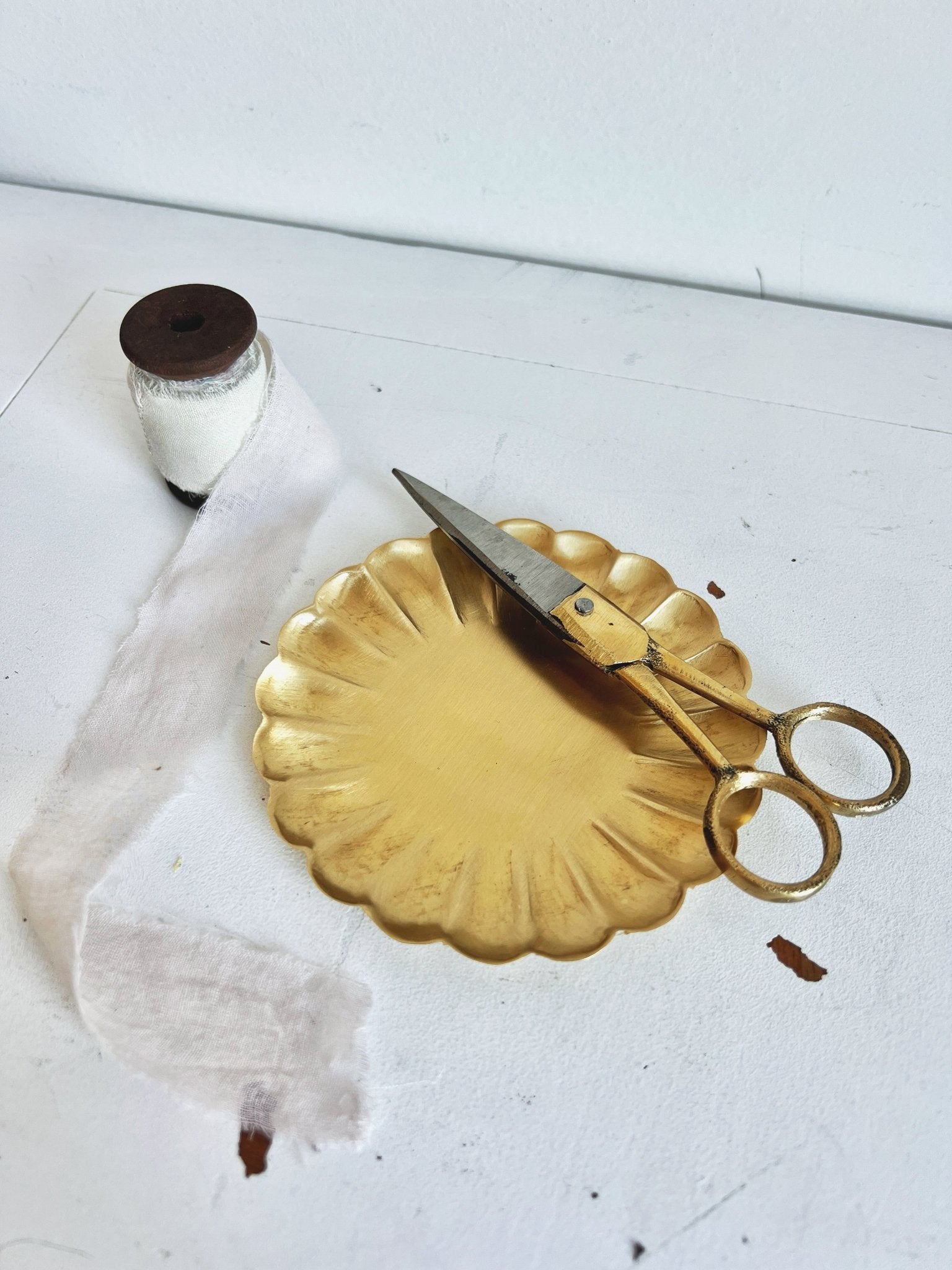 Brass Handle Scissors