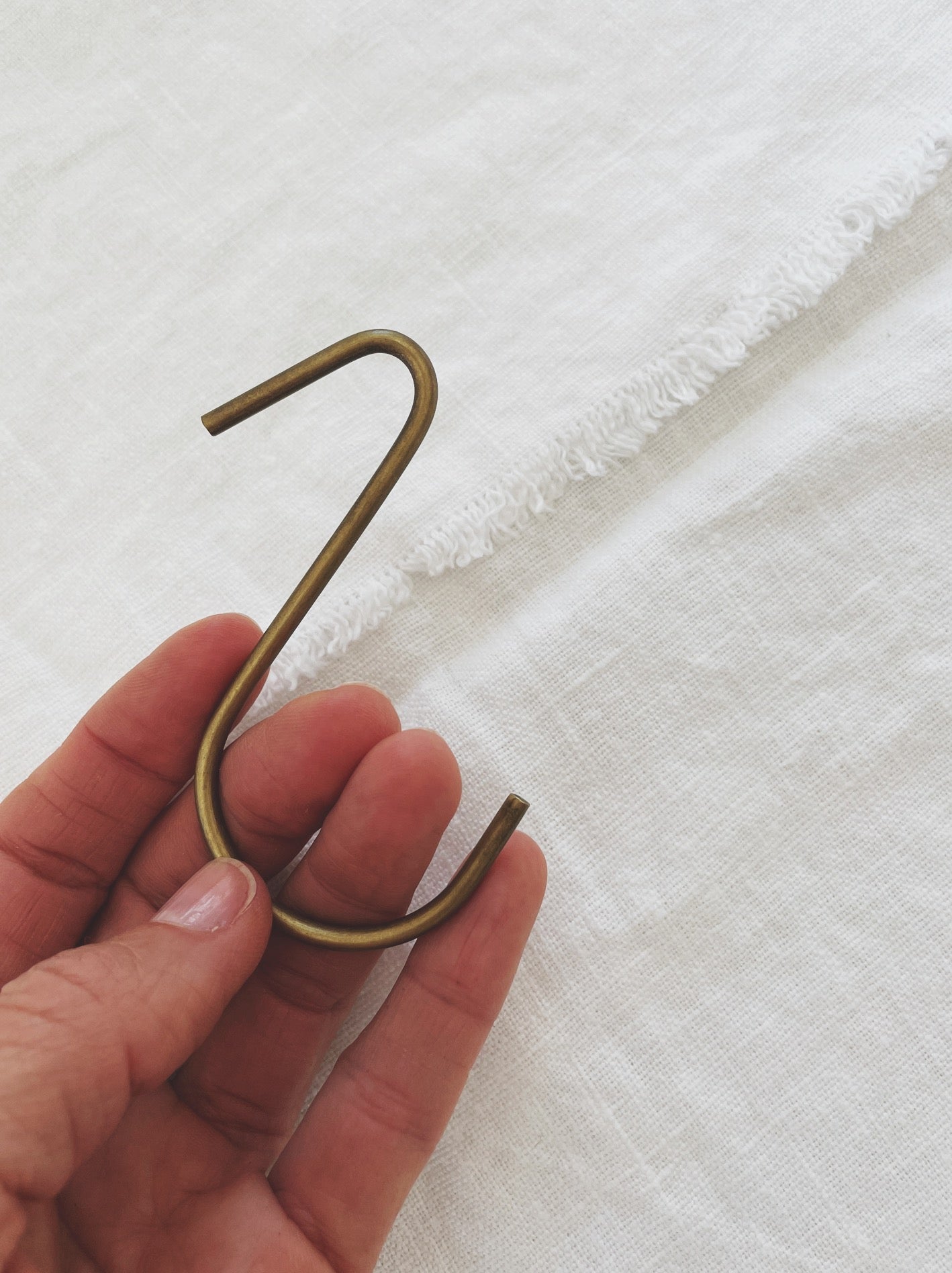 Brass J Hook
