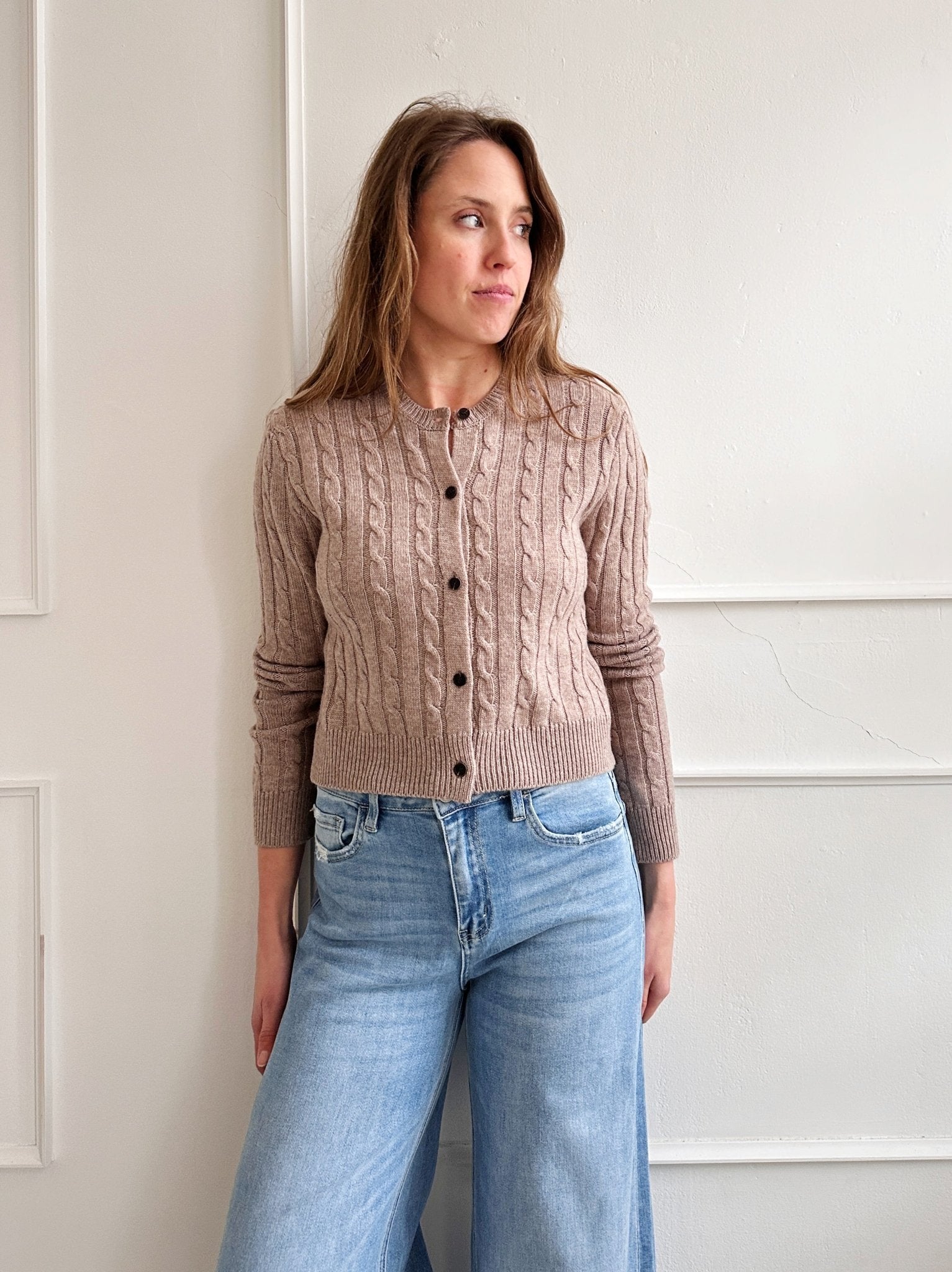 Cable Knit Cardigan - FINAL SALE
