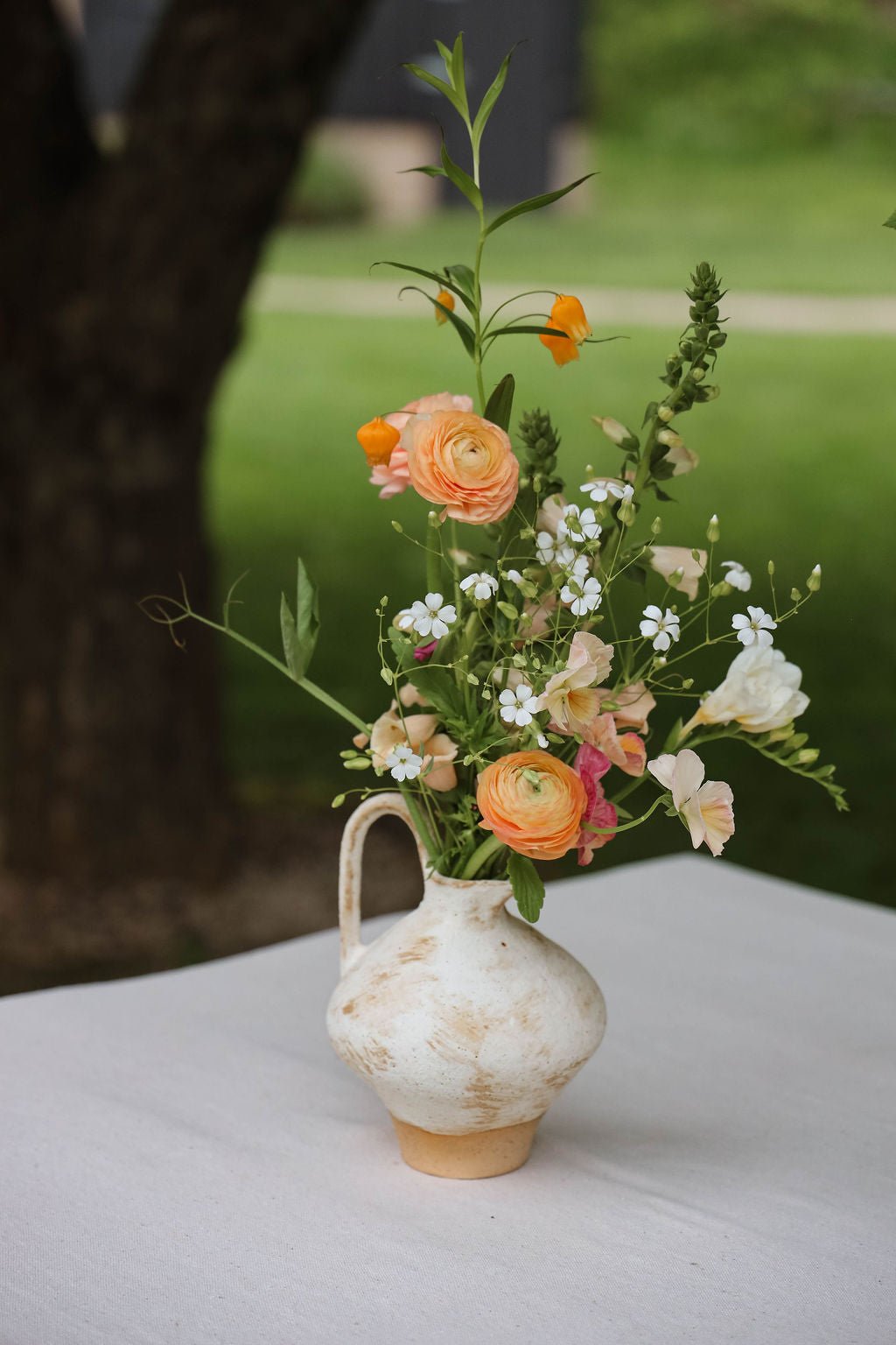Ceramic Artisan Pitcher