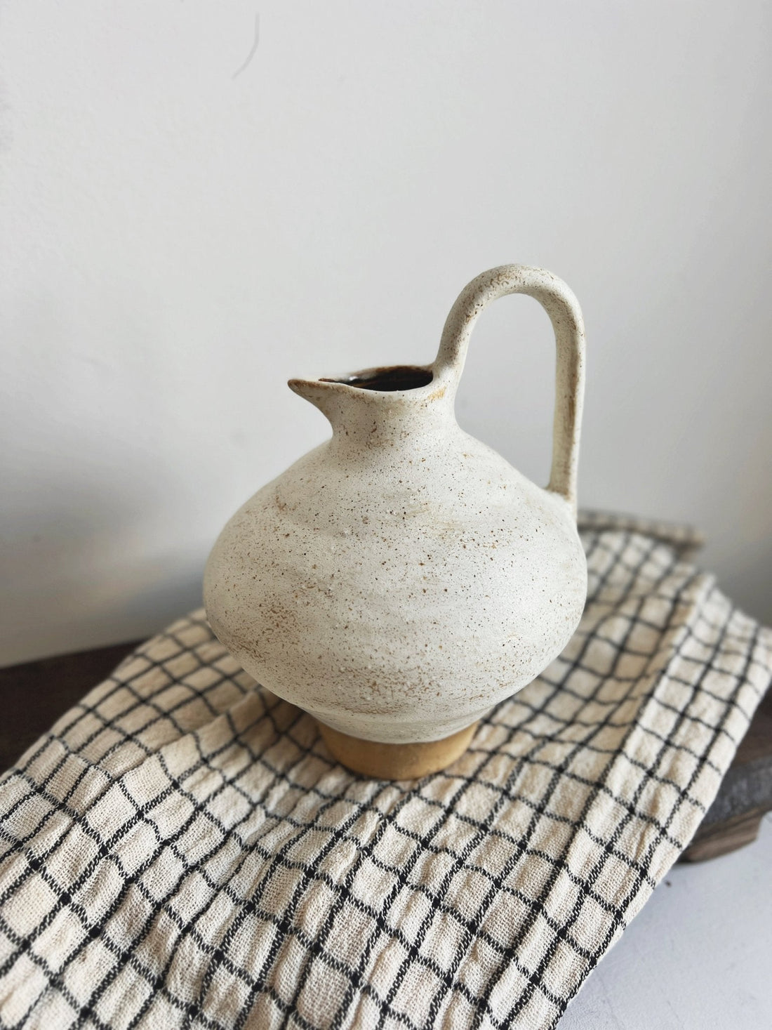 Ceramic Artisan Pitcher