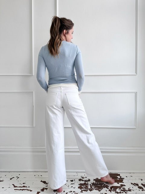 Cinched Layered Longsleeve Tee