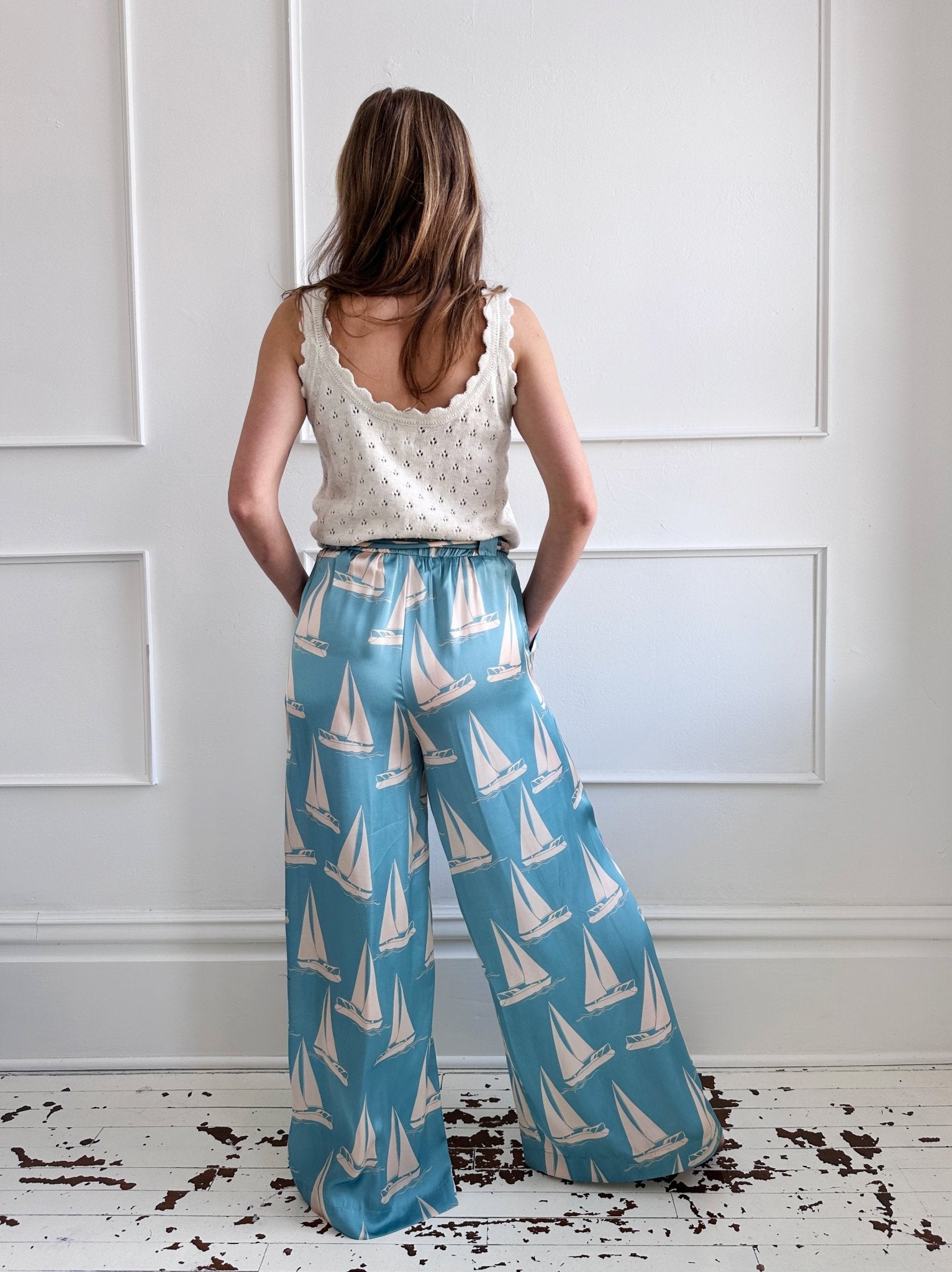 Coastal Satin Pants
