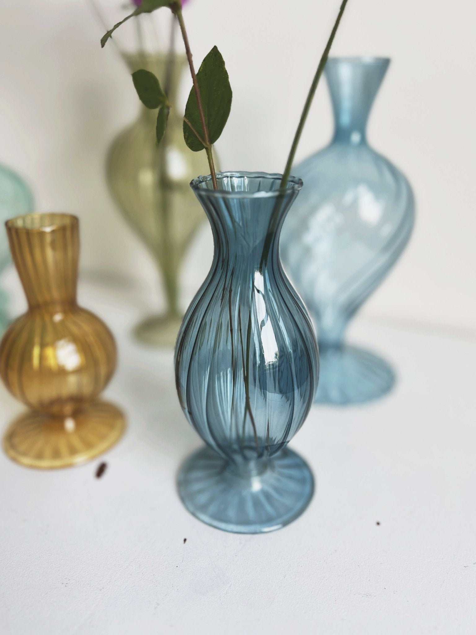 Colored Glass Vase