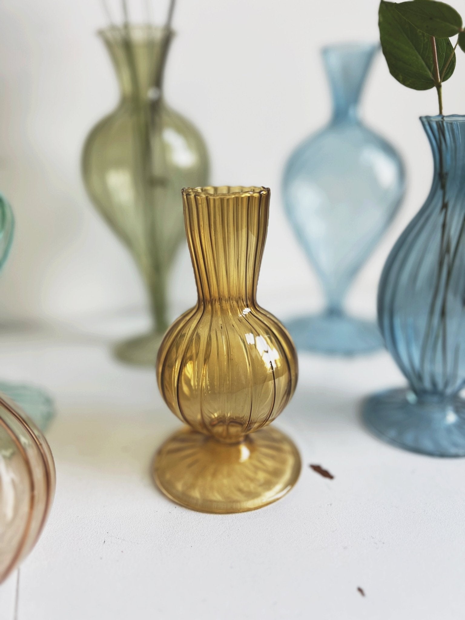 Colored Glass Vase
