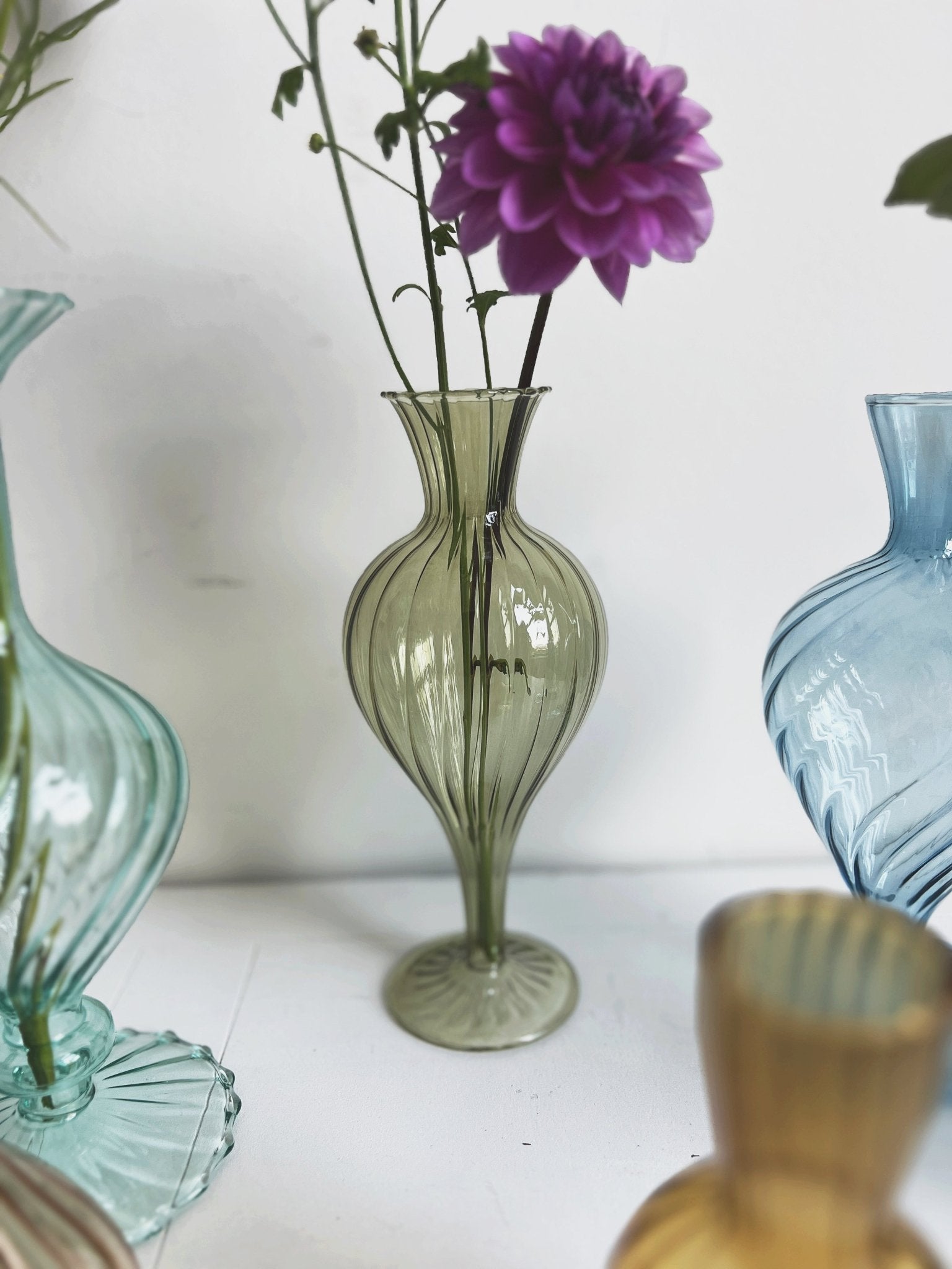 Colored Glass Vase