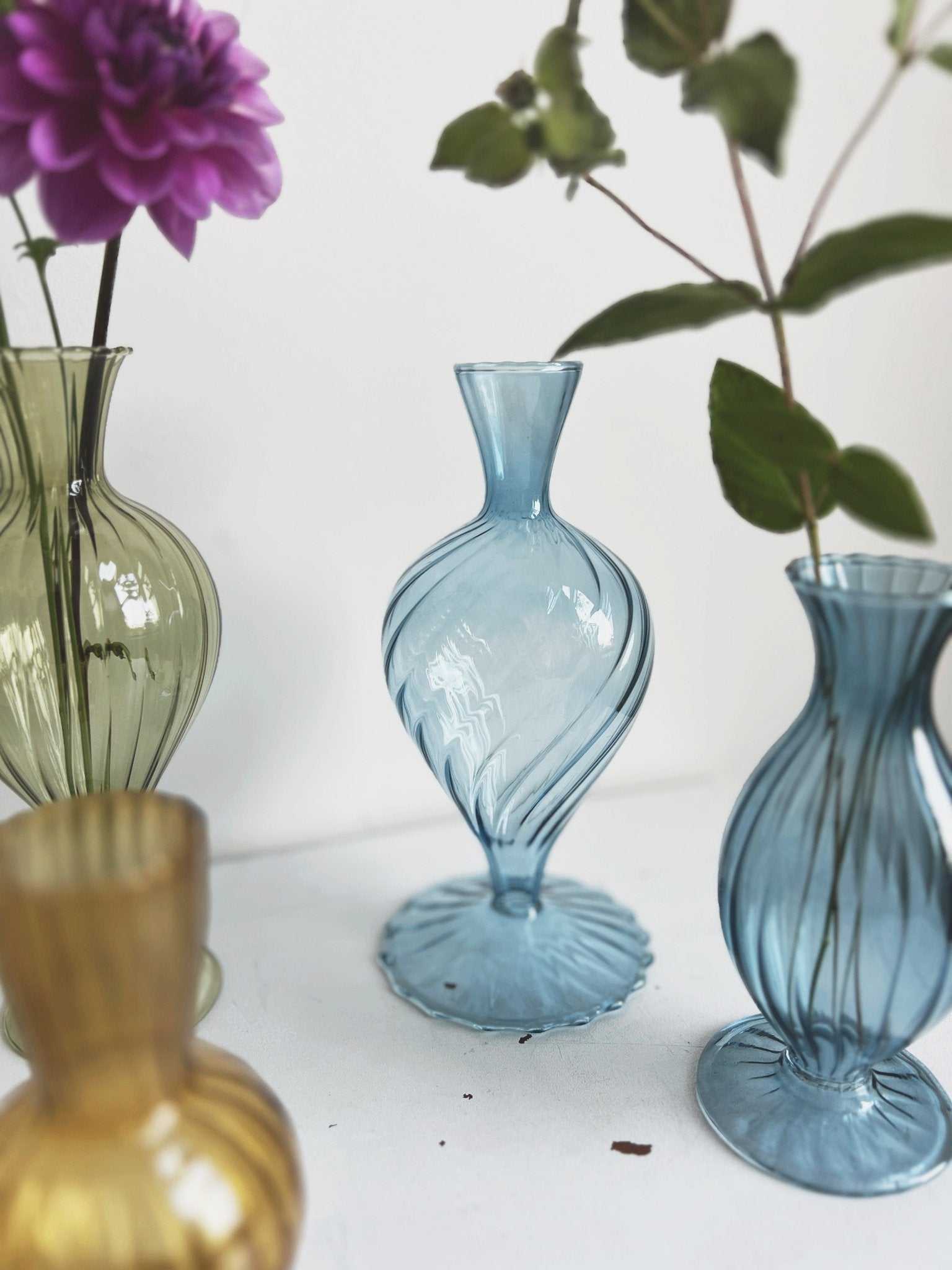 Colored Glass Vase