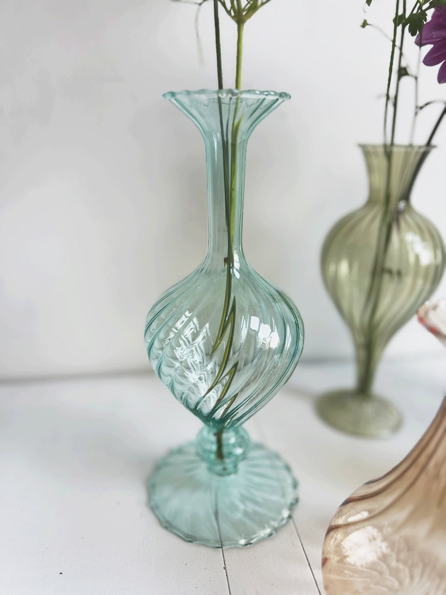 Colored Glass Vase