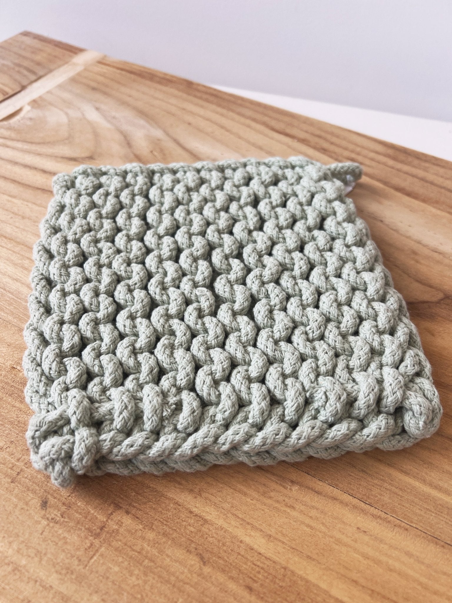 Cotton Crocheted Pot Holder