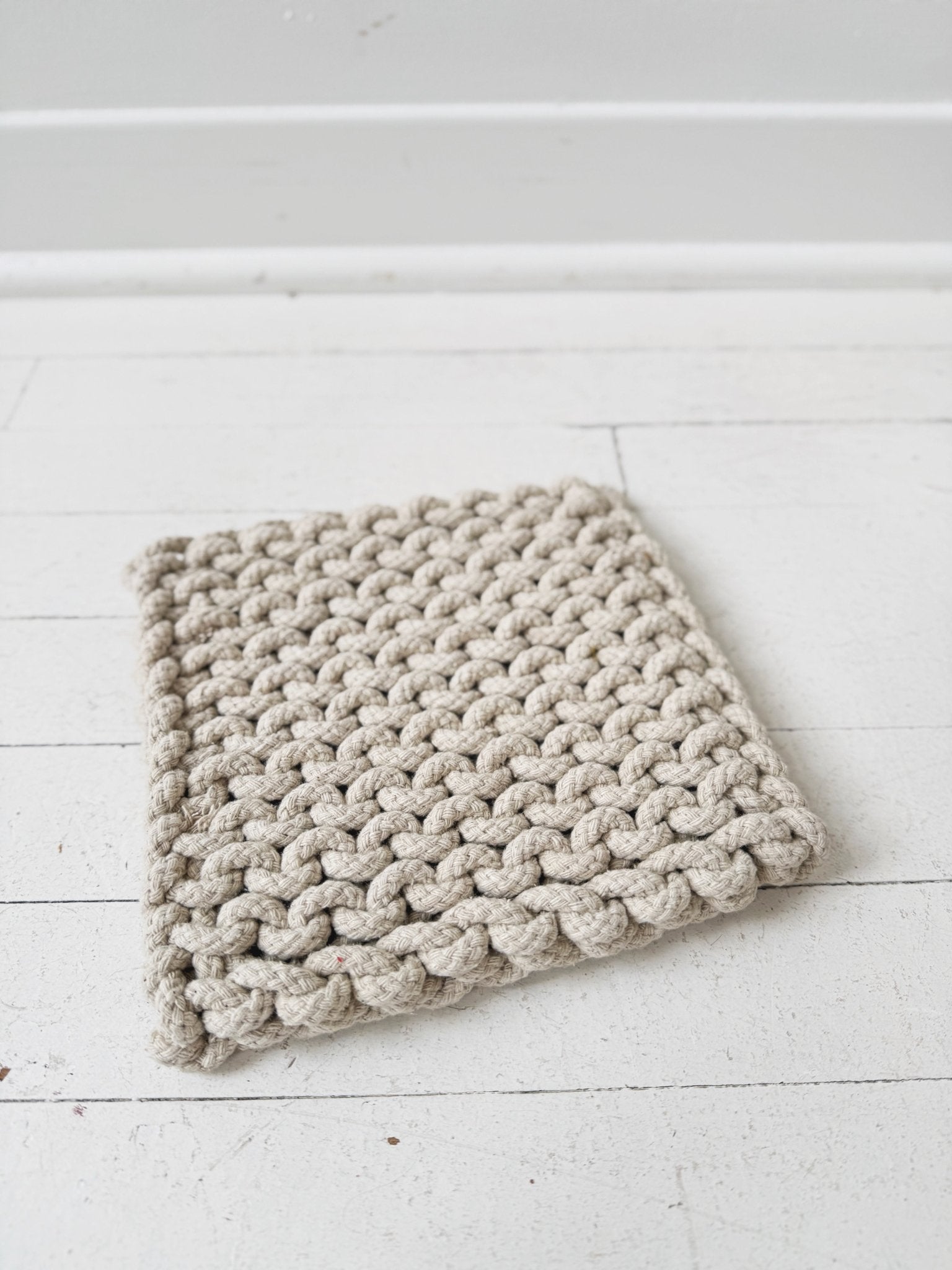 Cotton Crocheted Pot Holder