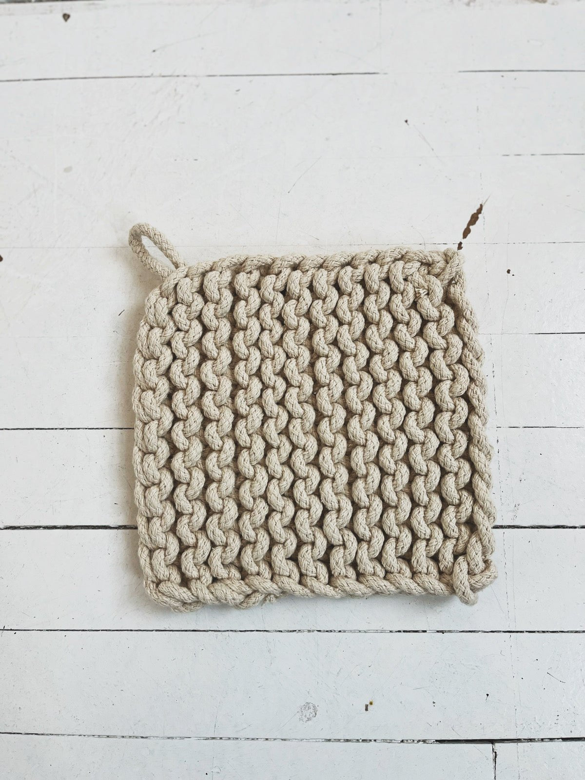 Cotton Crocheted Pot Holder