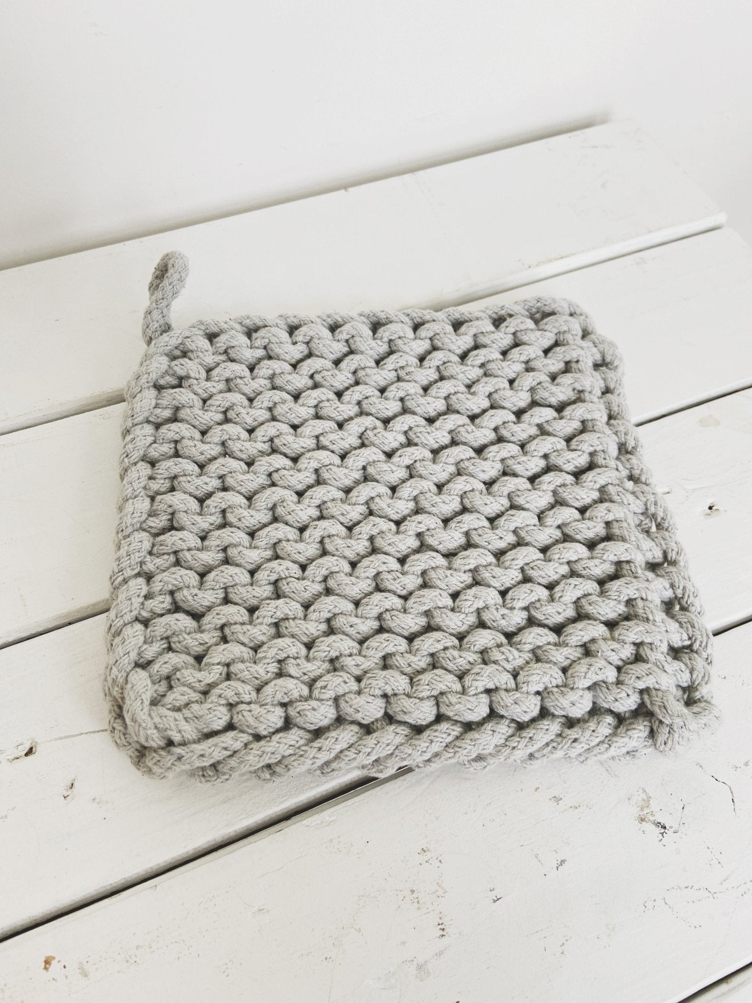 Cotton Crocheted Pot Holder