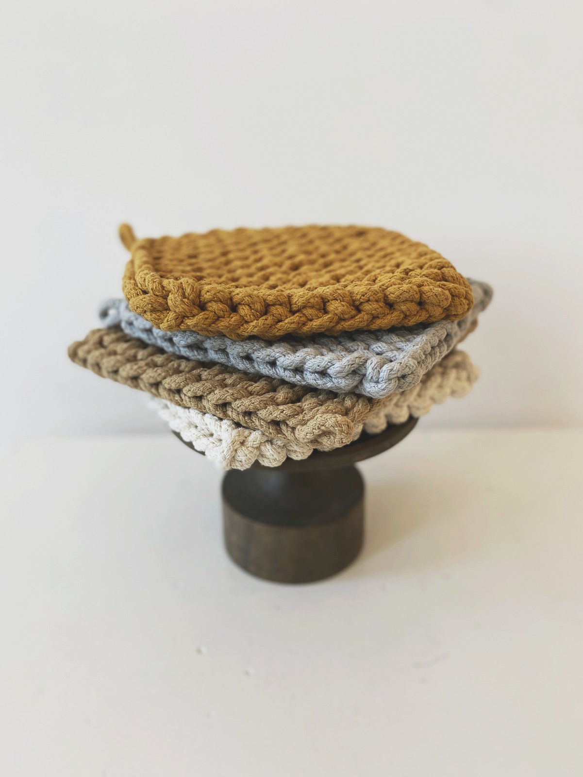 Cotton Crocheted Pot Holder