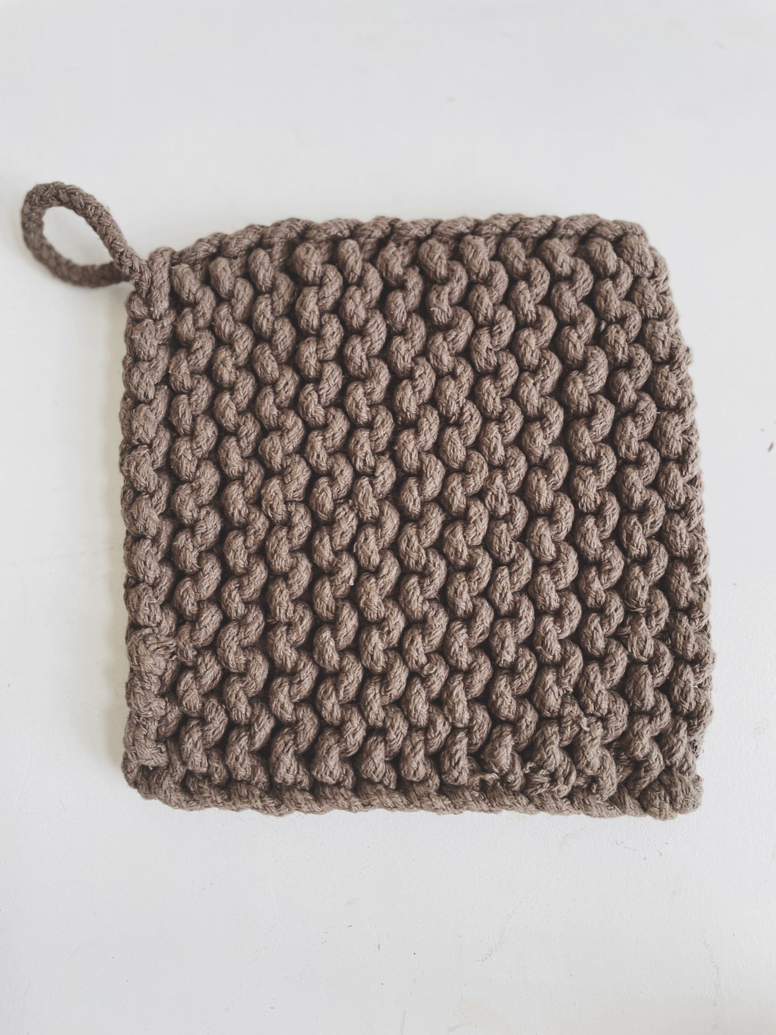 Cotton Crocheted Pot Holder