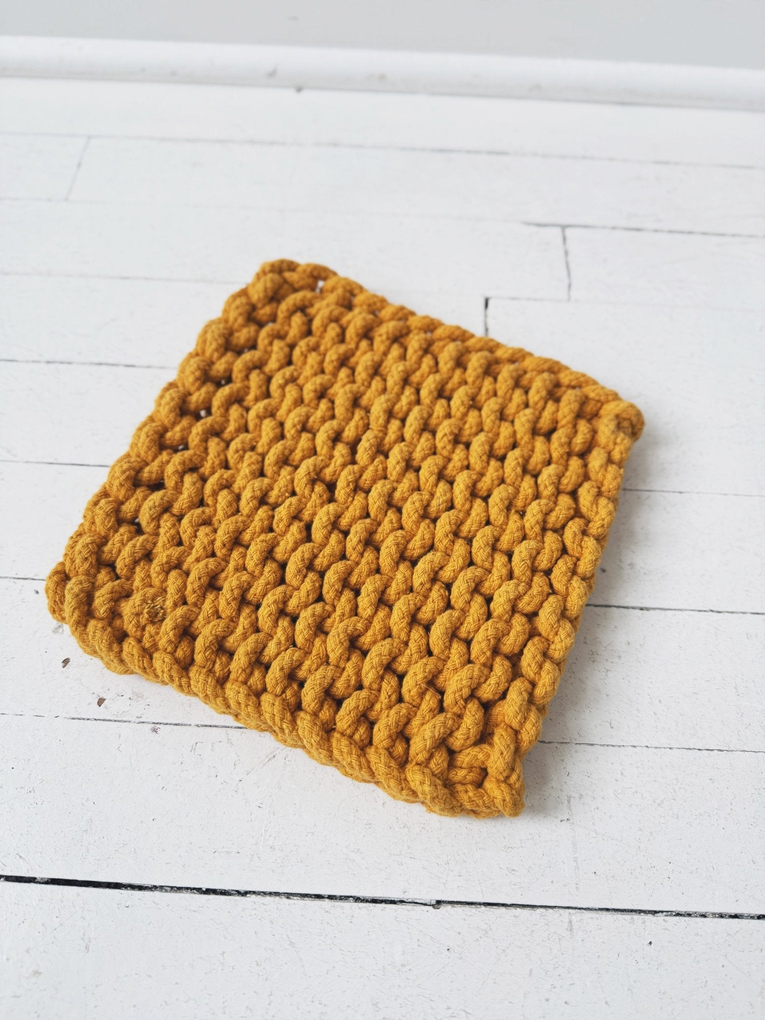 Cotton Crocheted Pot Holder