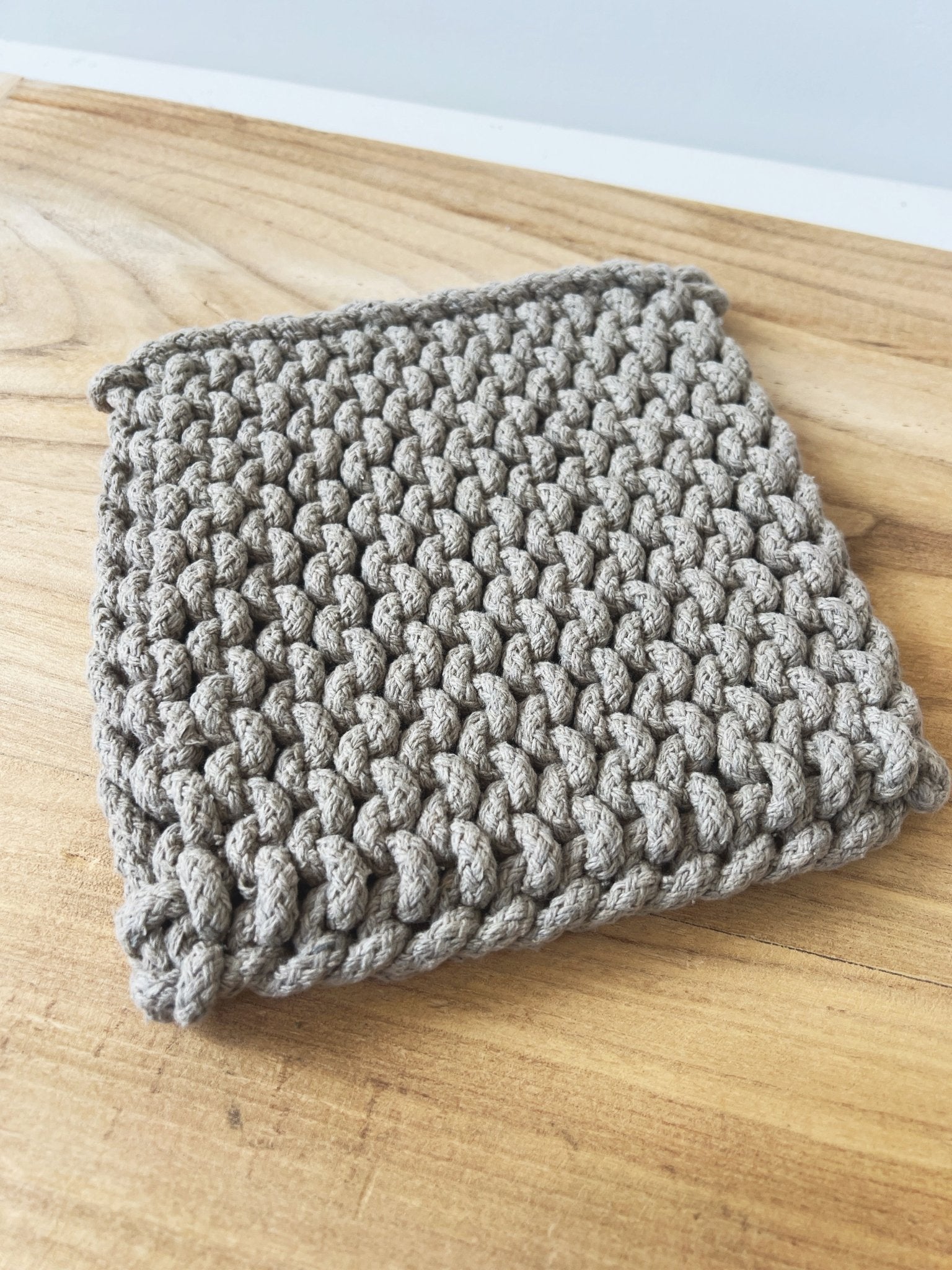 Cotton Crocheted Pot Holder