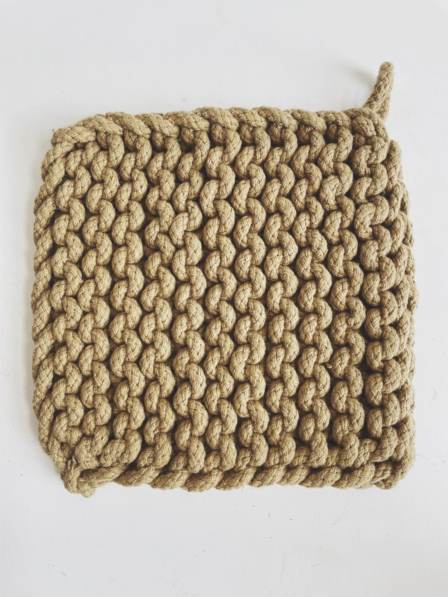 Cotton Crocheted Pot Holder