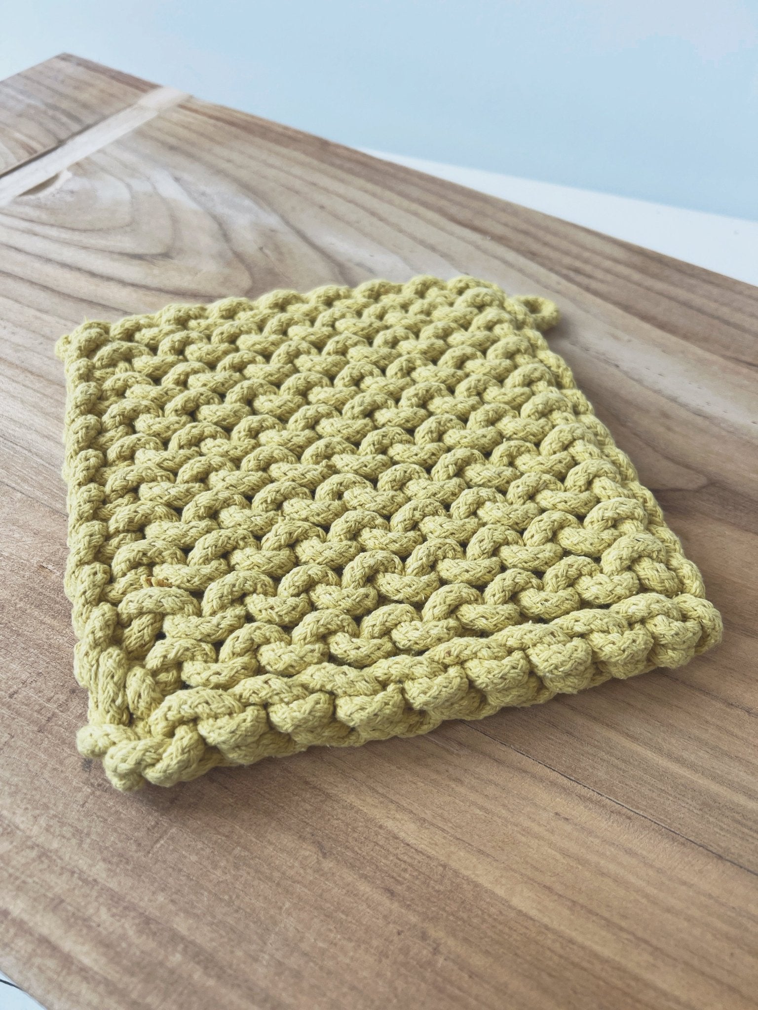 Cotton Crocheted Pot Holder