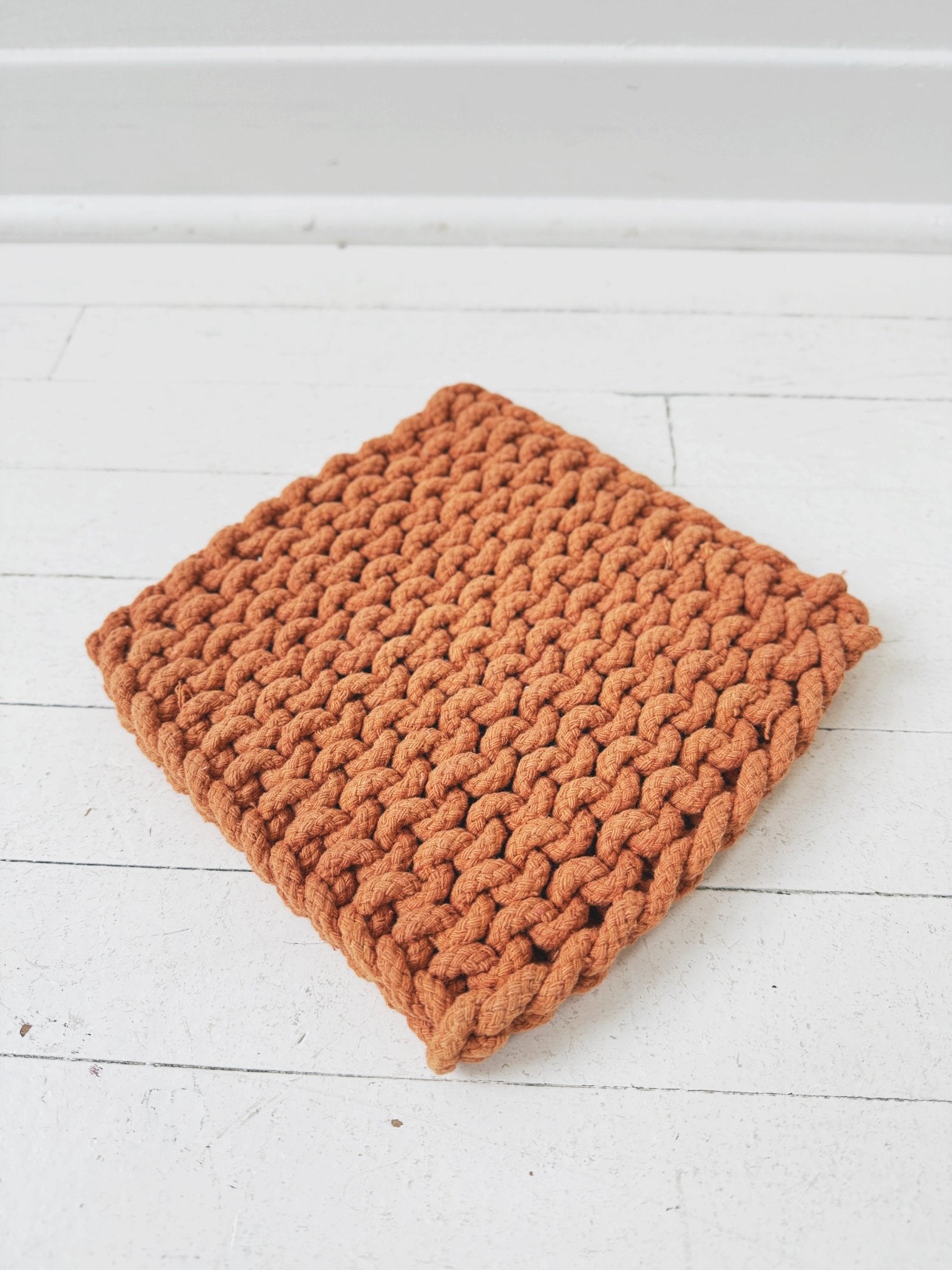Cotton Crocheted Pot Holder