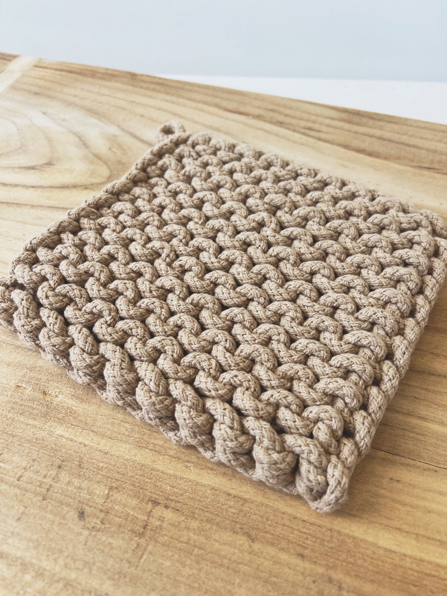 Cotton Crocheted Pot Holder