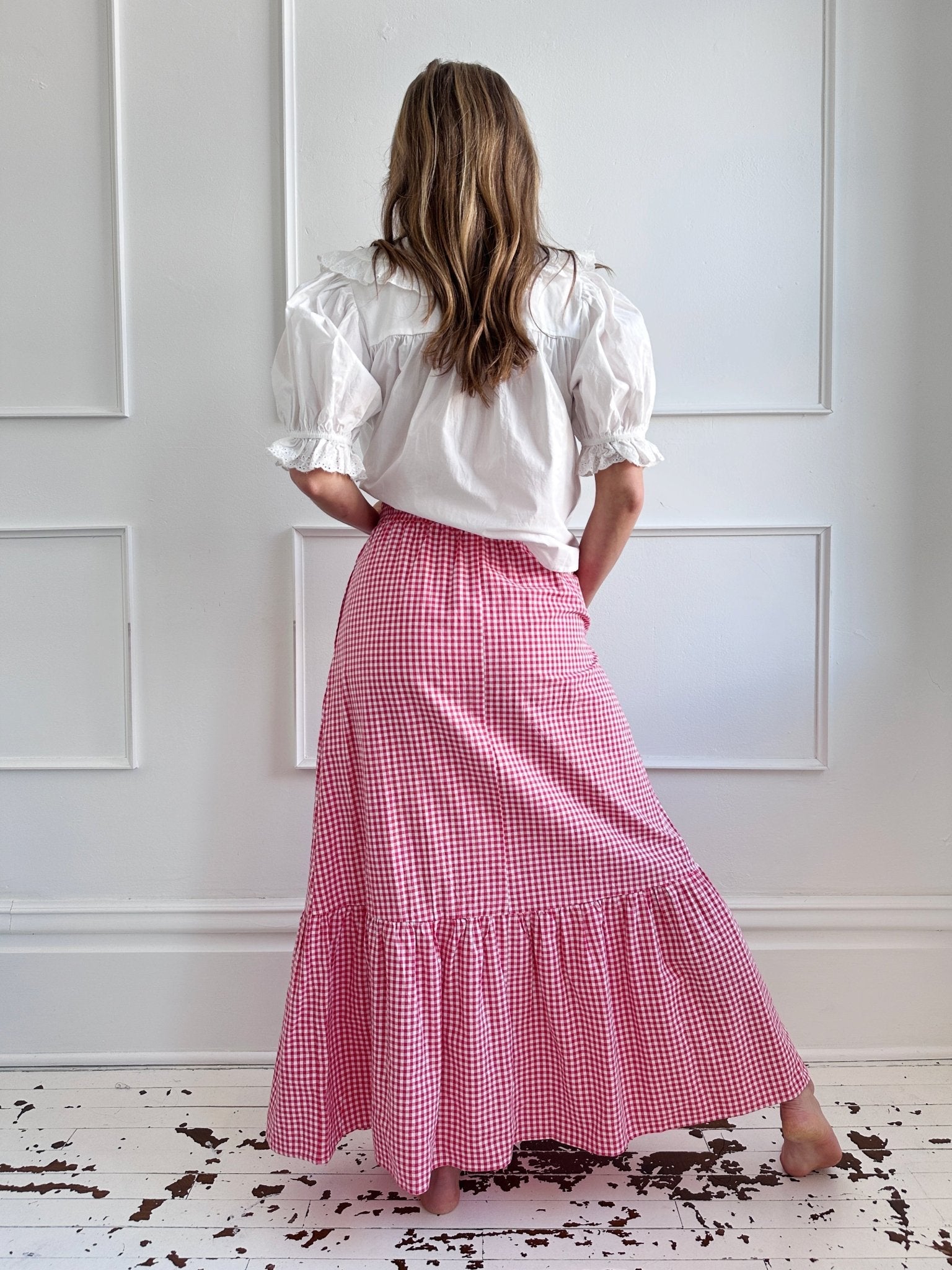 Cotton + Eyelet Collar Blouse