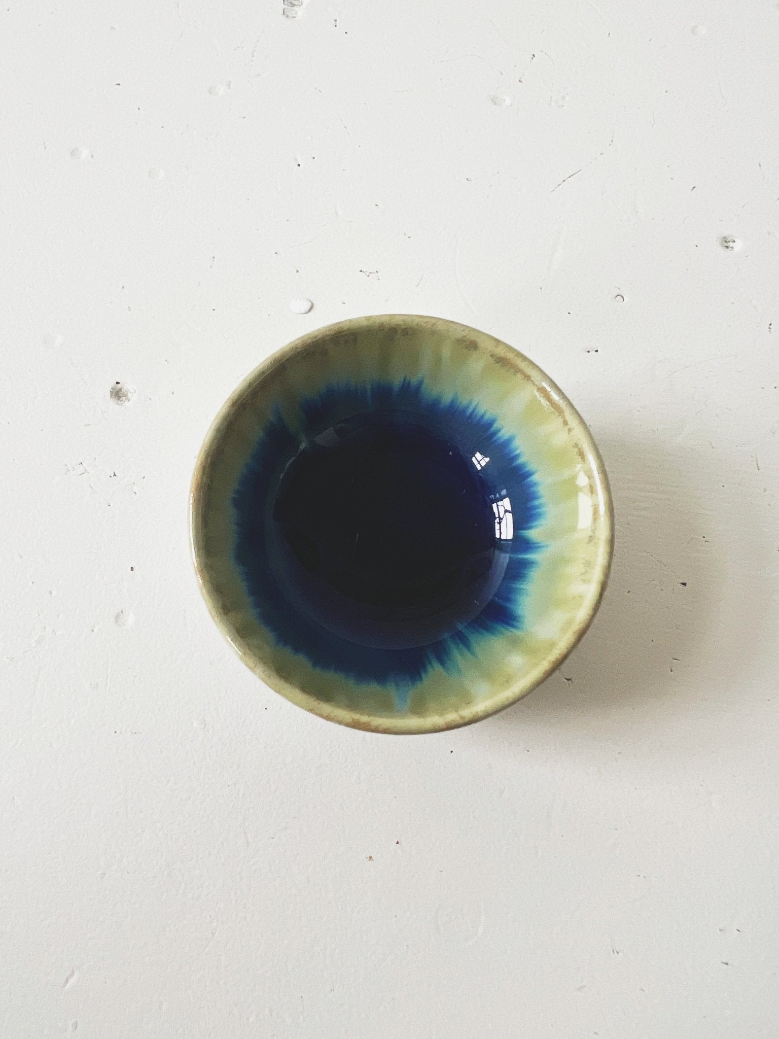Crackle Glaze Stoneware Dish