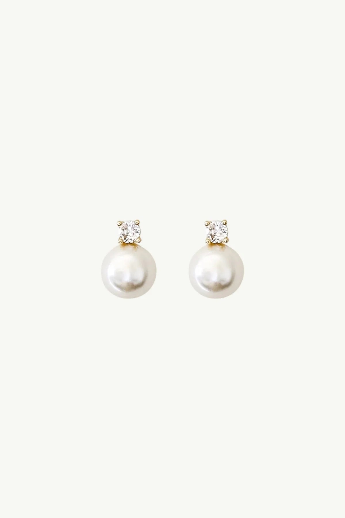 Crystal Pearl Studs