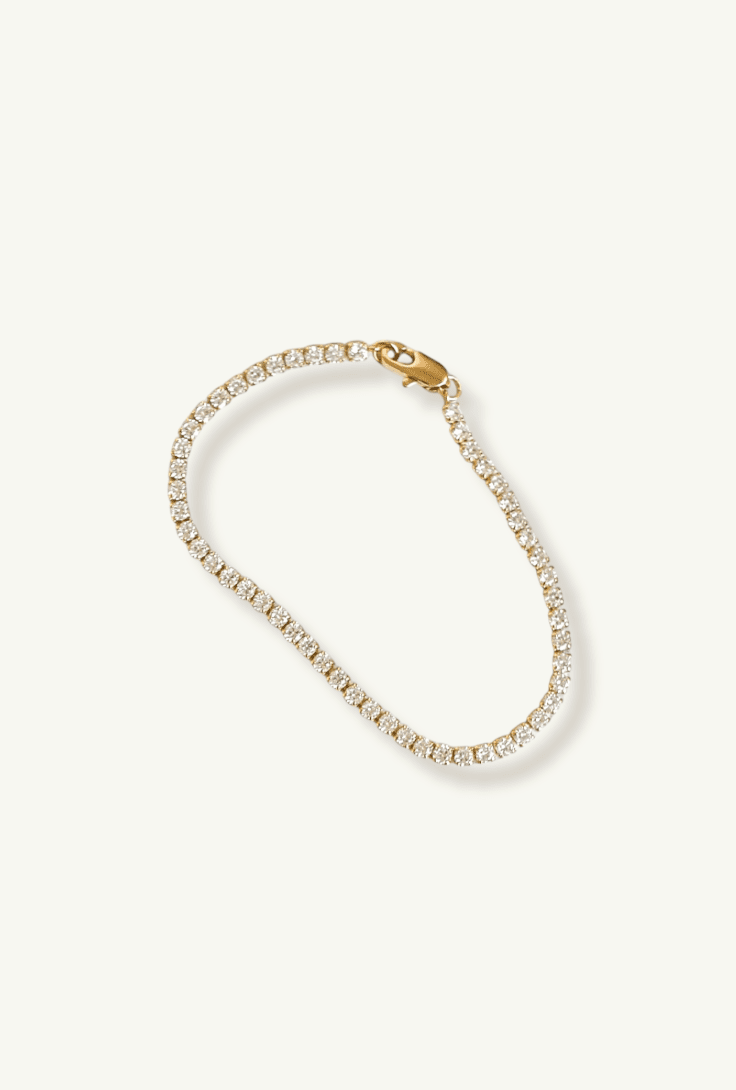 Dainty Crystal Tennis Bracelet